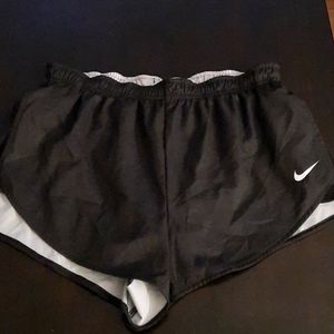 Nike Men's Black Large Running Liner Shorts New